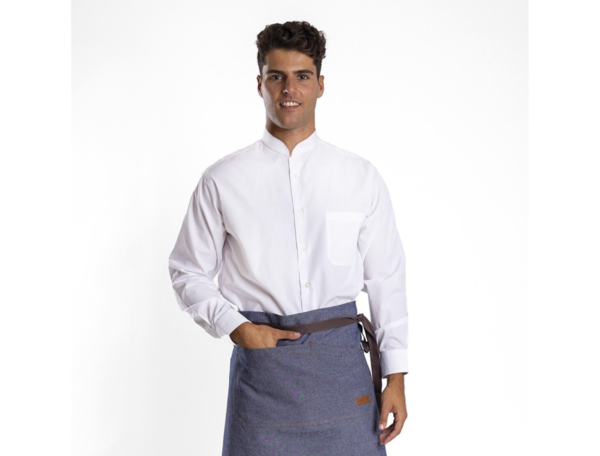 Camisa cuello mao hombre manga larga 102L